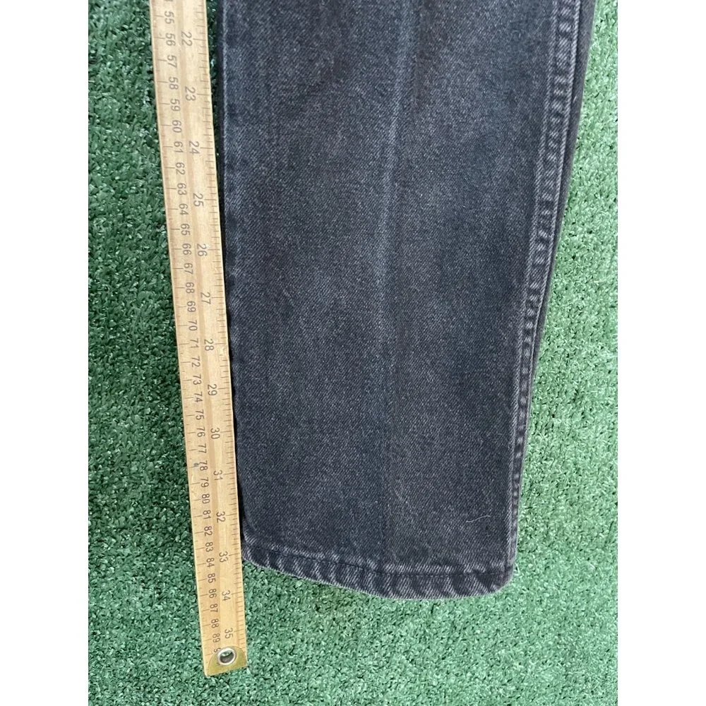 Wrangler Durable Rugged Wear Outdoor Fit Jean Men's Size 36x34 Black Pockets